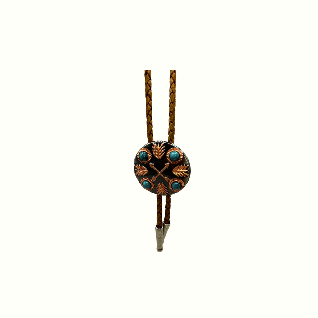Native American Turquoise Bolo Tie
