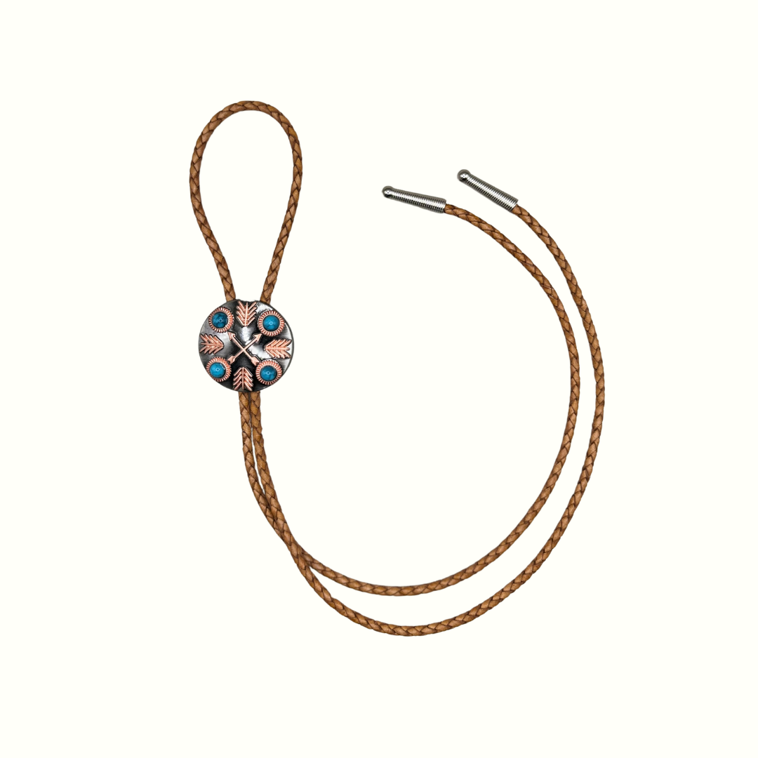 Native American Turquoise Bolo Tie