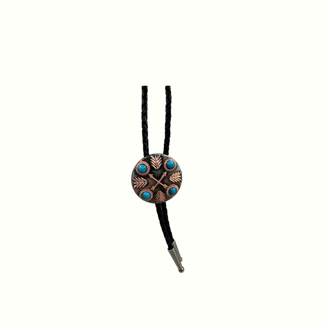Native American Turquoise Bolo Tie