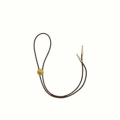 Gold Navy Bolo Tie