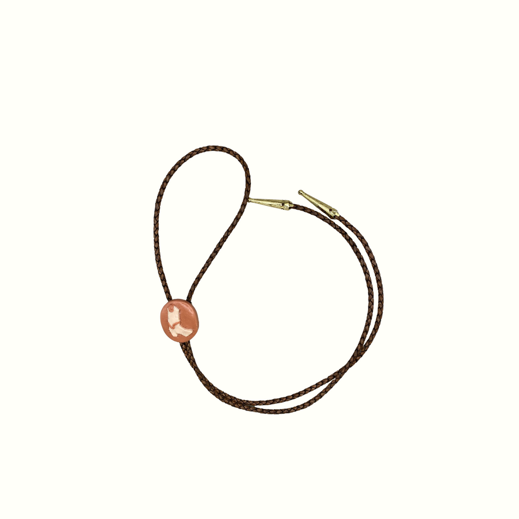 Cowgirl Boot Bolo Tie