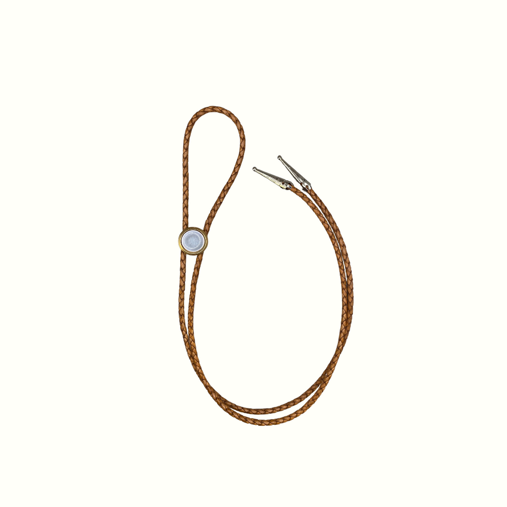 Pearl Button Bolo Tie