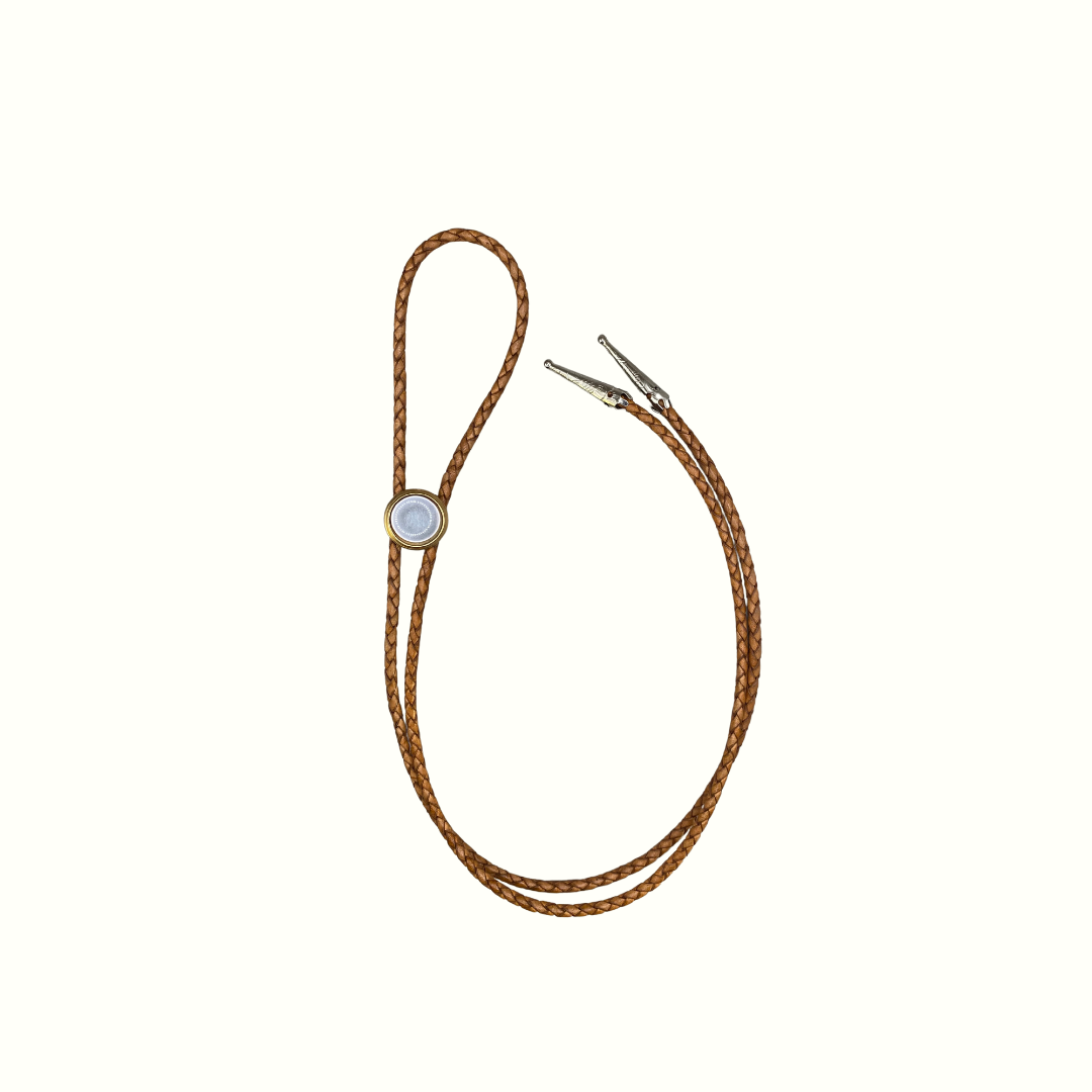 Pearl Button Bolo Tie