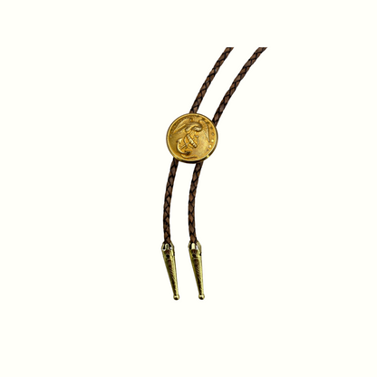 Gold Navy Bolo Tie