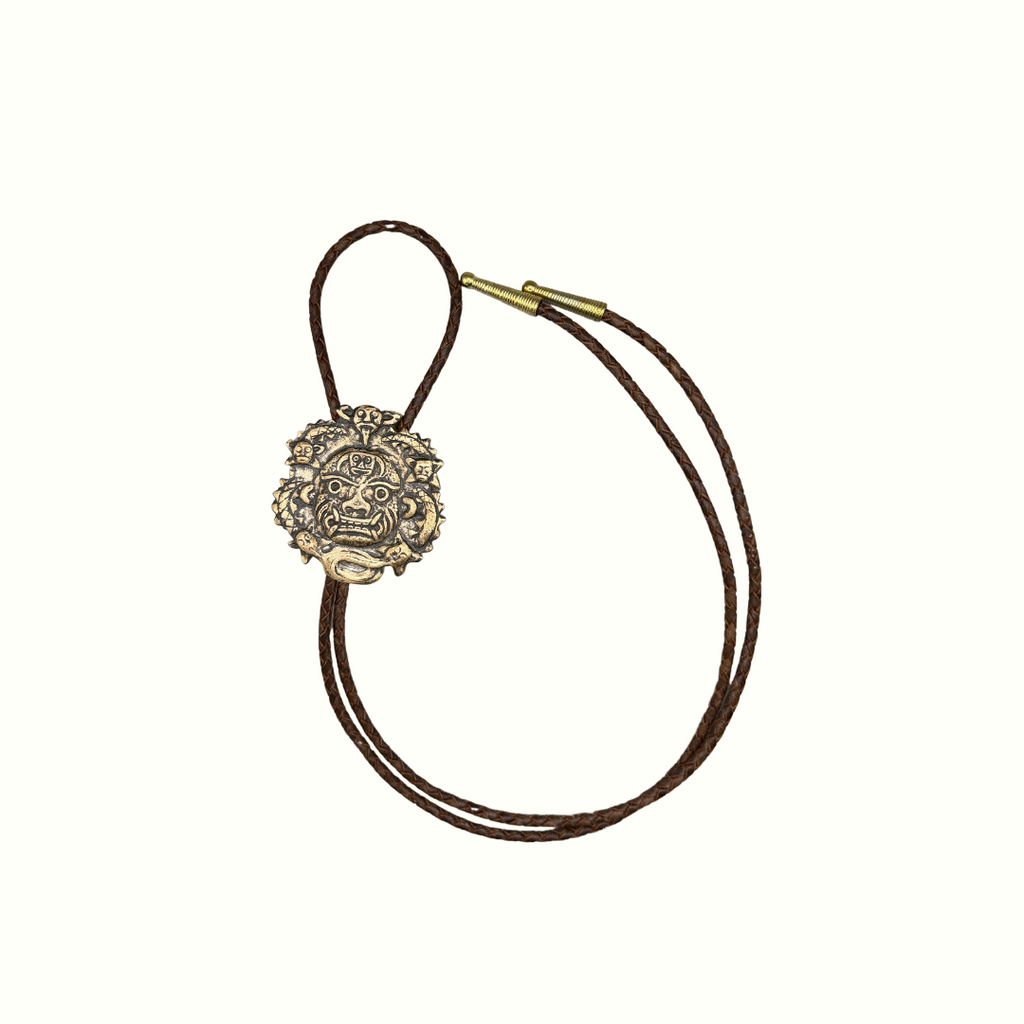 Native Warrior Bolo Tie