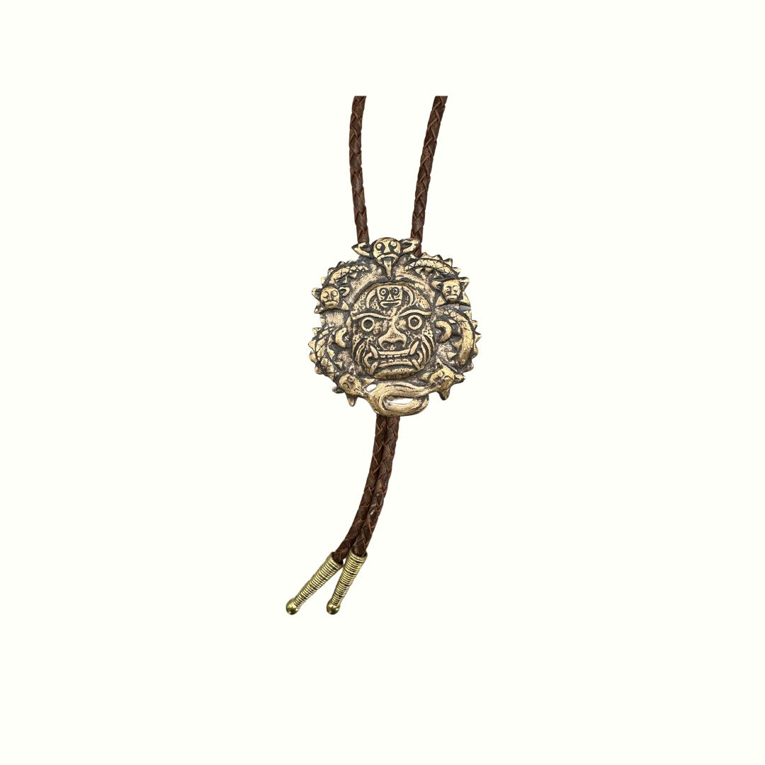 Native Warrior Bolo Tie