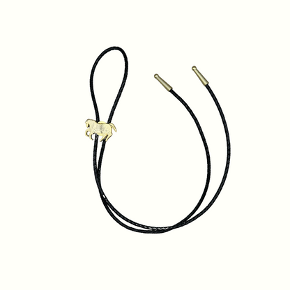 Golden Pony Bolo Tie