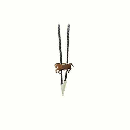 Golden Pony Bolo Tie