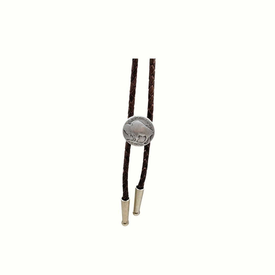 U.S. Buffalo Nickel Bolo Tie
