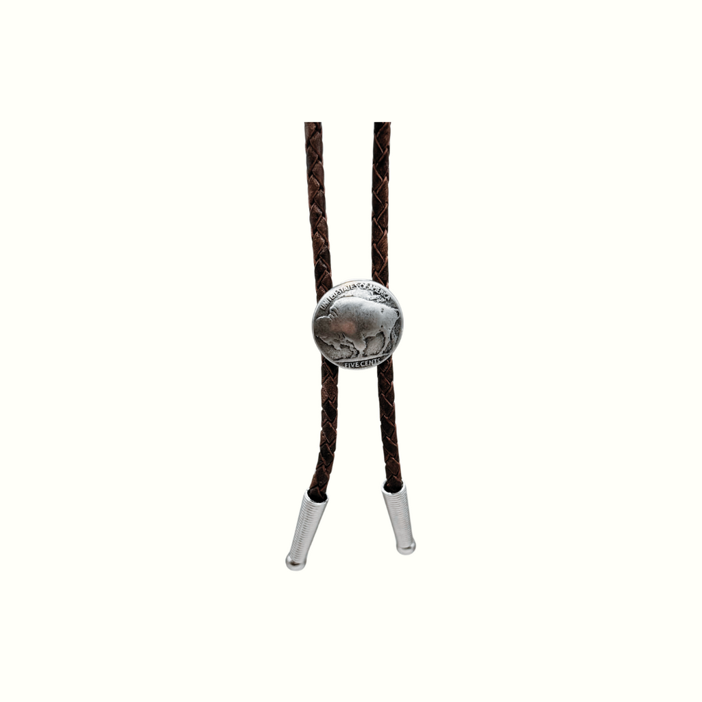 U.S. Buffalo Nickel Bolo Tie