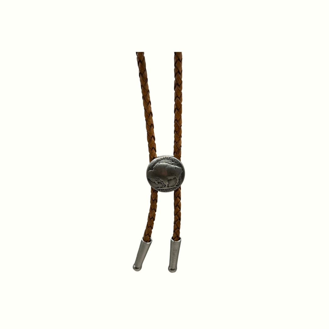 U.S. Buffalo Nickel Bolo Tie