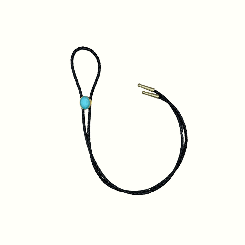 Sterling Silver Turquoise Bolo Tie