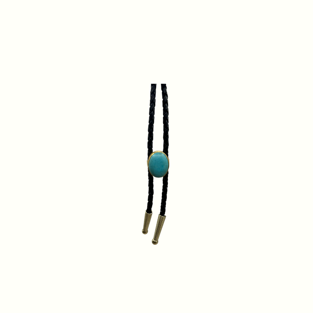 Sterling Silver Turquoise Bolo Tie